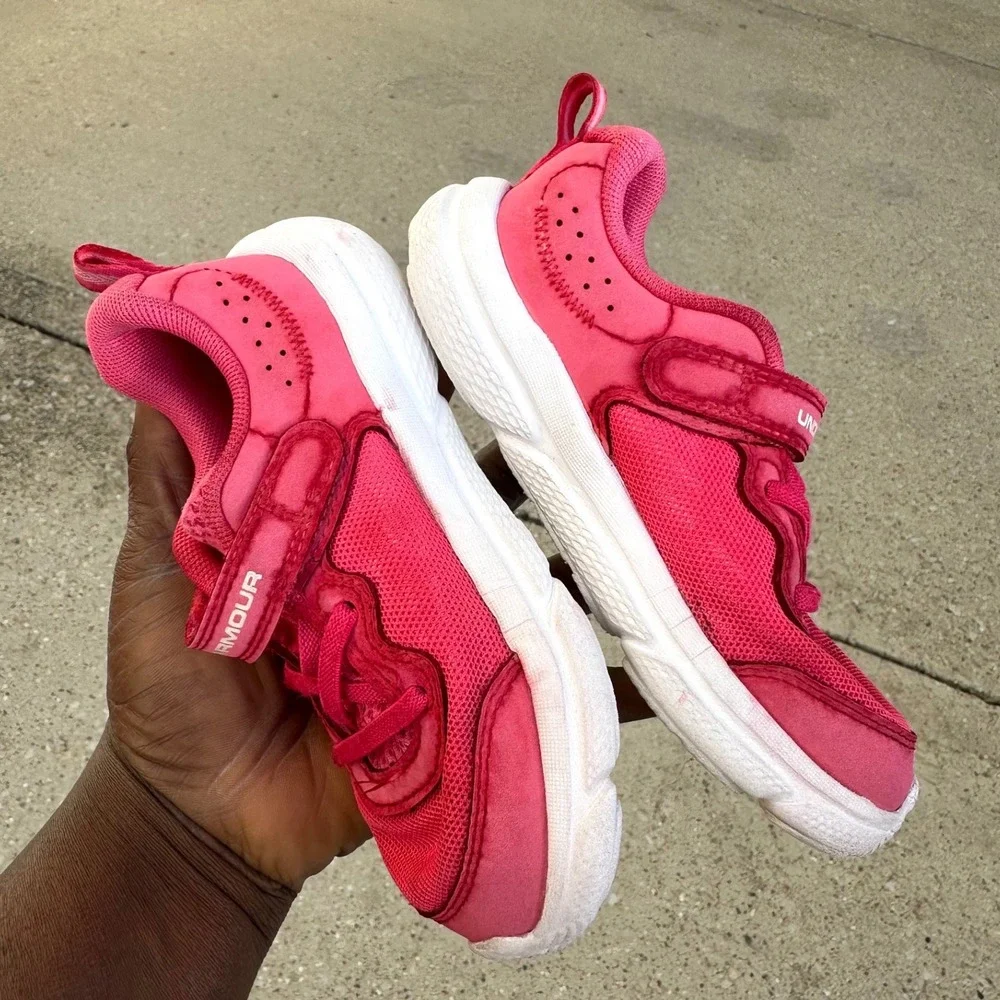Under Armour Kids' Assert 10 Running Sneakers Toddler Girl Size 10 Pink